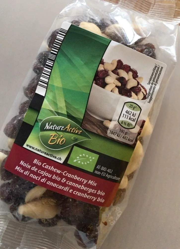 Bio cashew-cranberry Mix