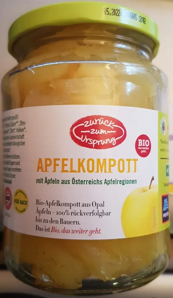 Apfelkompott Bio