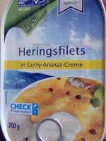 Heringsfilets in Curry-Ananas-Creme