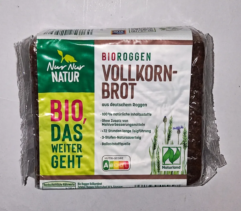 Bio-Roggenvollkornbrot