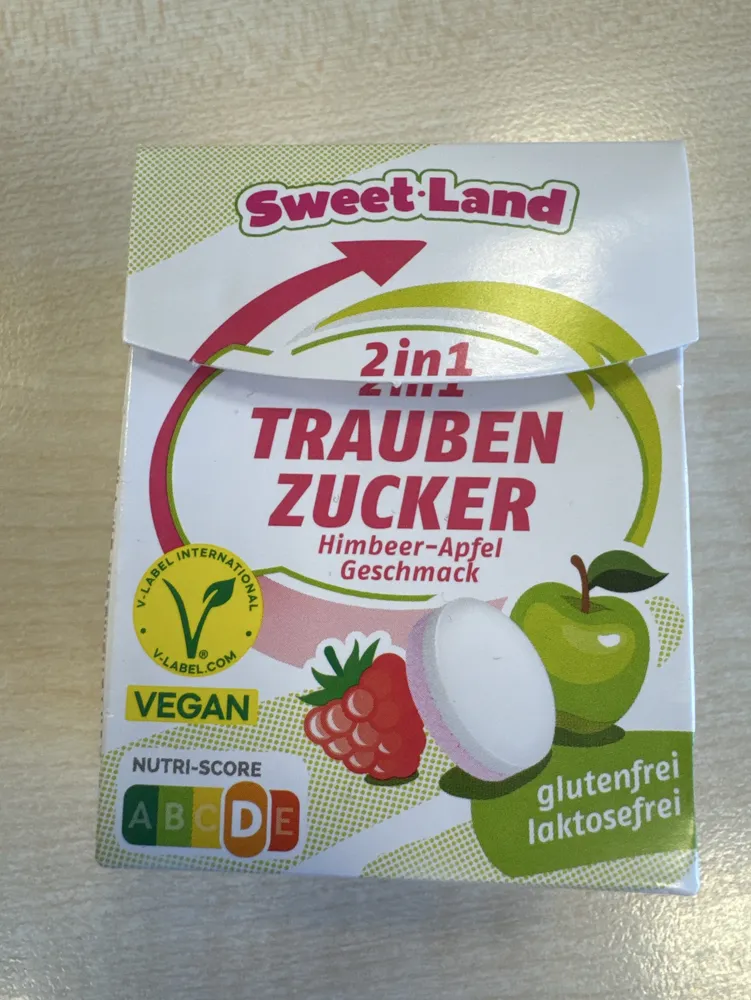 2in1 Traubenzucker Himbeer-Apfel