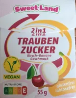 TRAUBEN ZUCKER Kirsch-Banane Geschmack