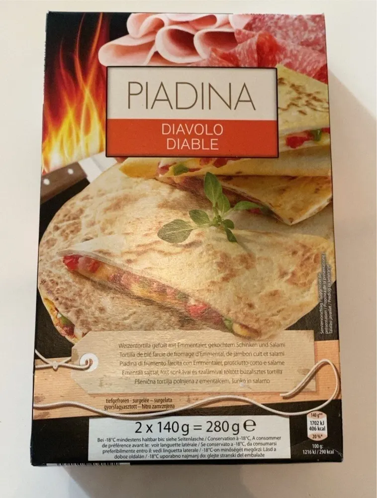 Piadina diavolo diable
