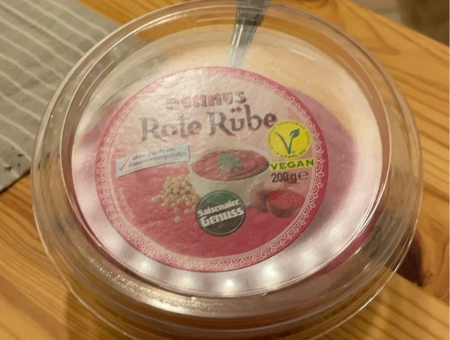Hummus rote rübe
