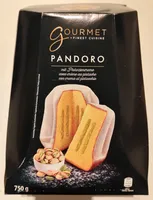 Pandoro con crema al pistacchio
