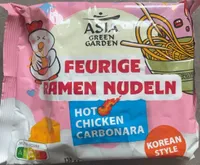 FEURIGE RAMEN NUDELN HOT CHICKEN CARBONARA