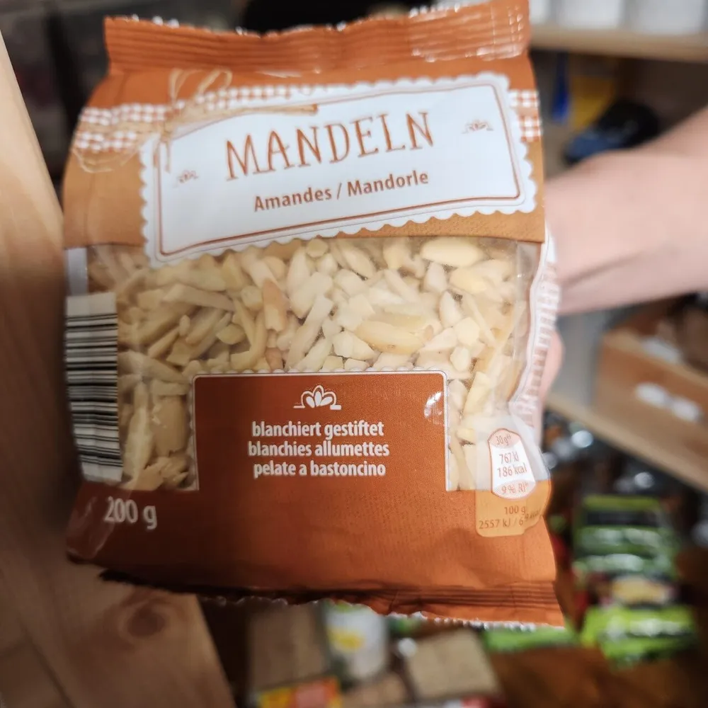 Mandeln gestiftet