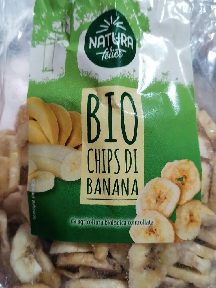 Chips di banana Bio