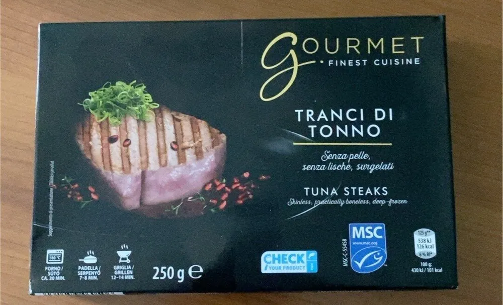 Tranci di tonno
