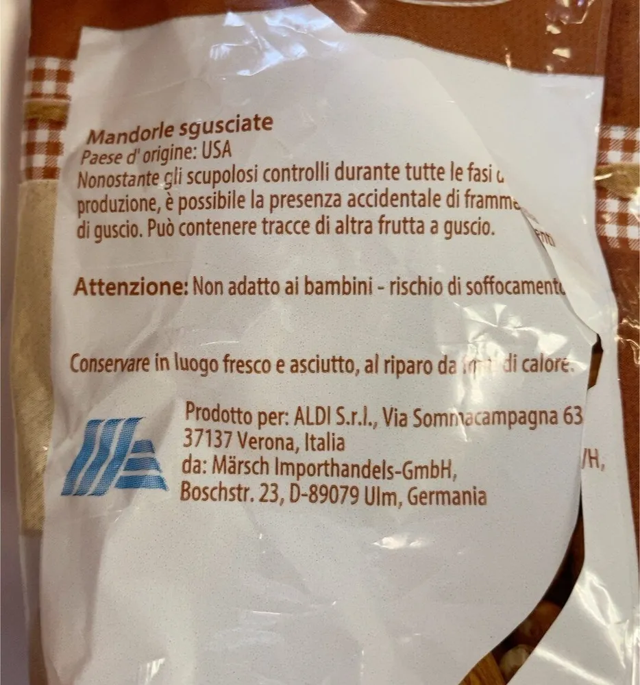 Mandorle sgusciate