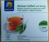 Boisson chaude à la sauge avec miel