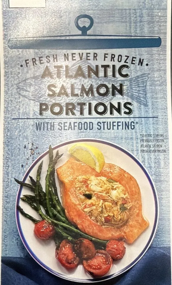 Atlantic Salmon Portions with Seafood Stuffing