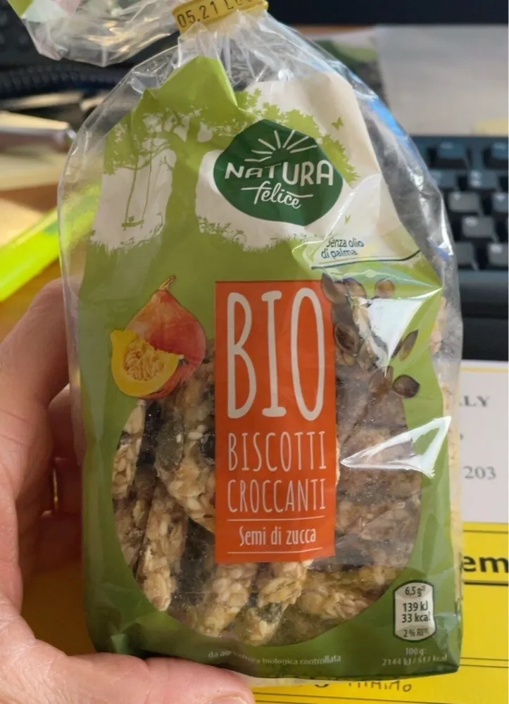bio biscotti croccanti