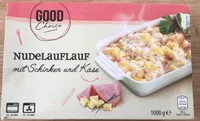 Nudelauflauf mit Schinken und Käse