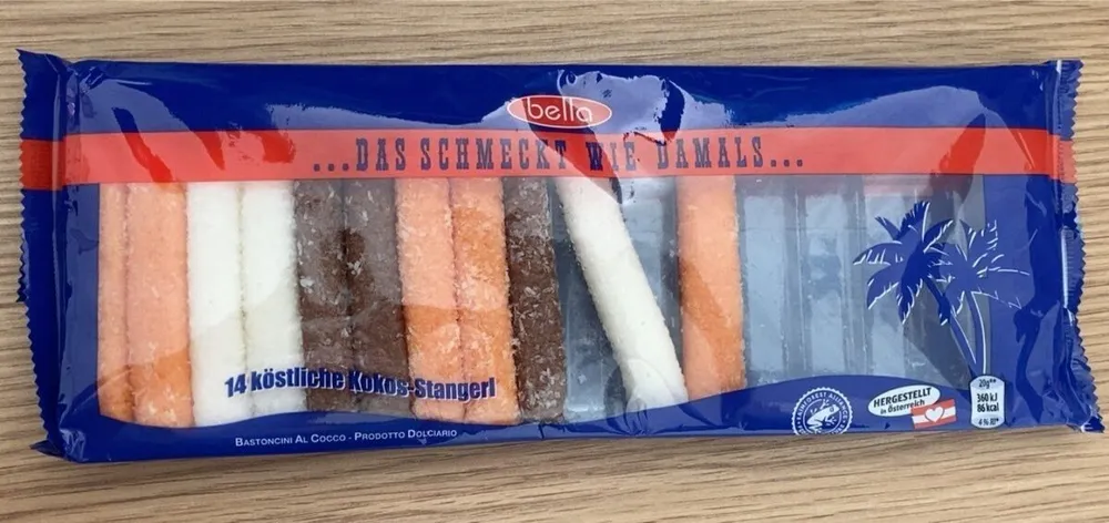 14 köstliche kokos-stangerl