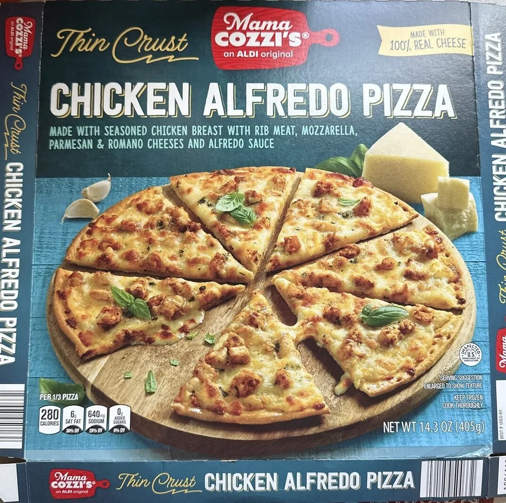 Chicken Alfredo Pizza