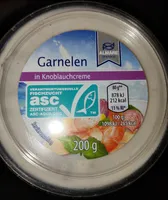 Garnelen in Knoblauchcreme