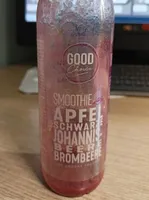 Smoothie apfel schwarze Johannis beere brombeere