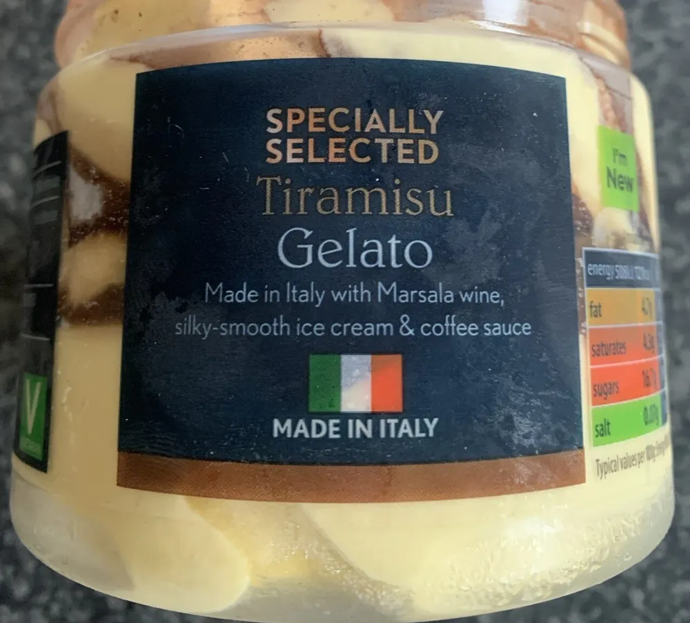 Tiramisu Gelato