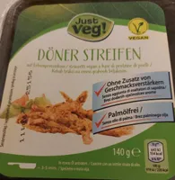 Döner Streifen auf Erbsenproteinbasis