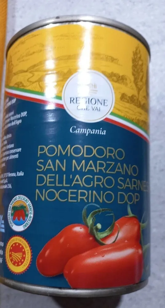 Pomodoro san marzano dell'agro sarnese nocerino dop