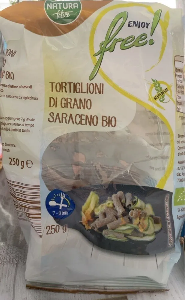 Tortiglioni di grano saraceno bio
