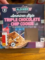 American Style Triple Chocolate Chip Cookie Dough