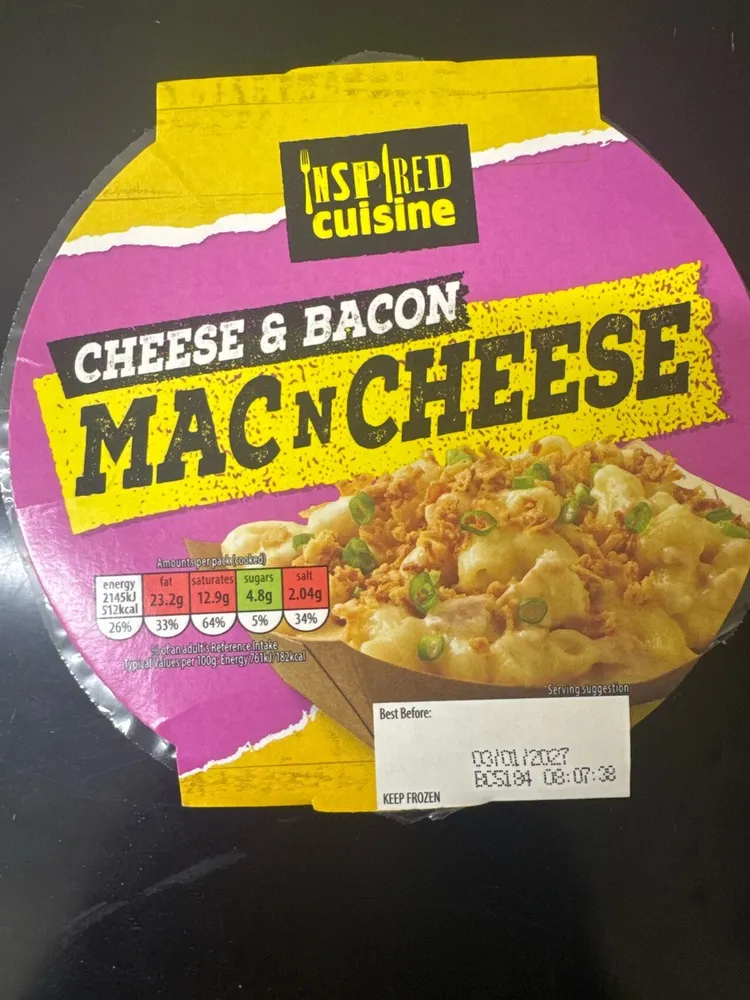 Mac n Cheese - Cheese & Bacon
