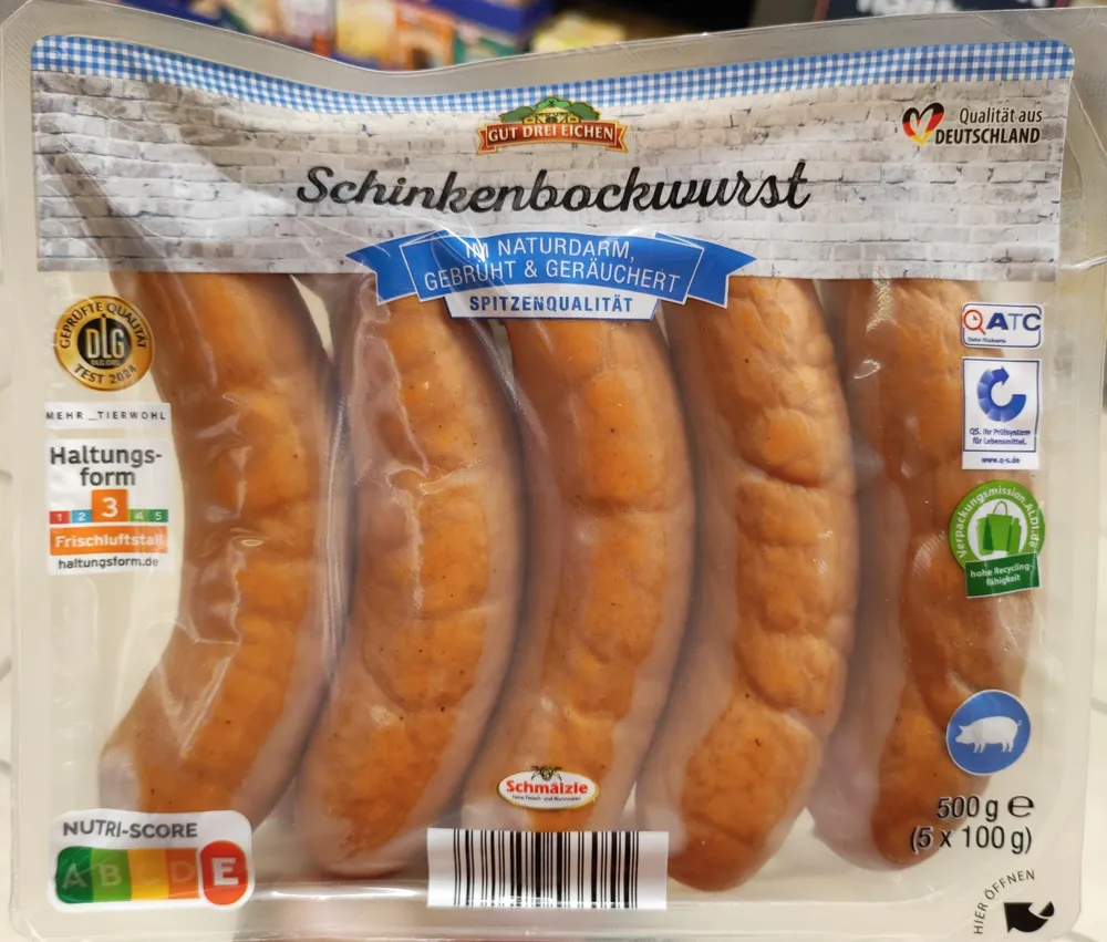 Schinkenbockwurst