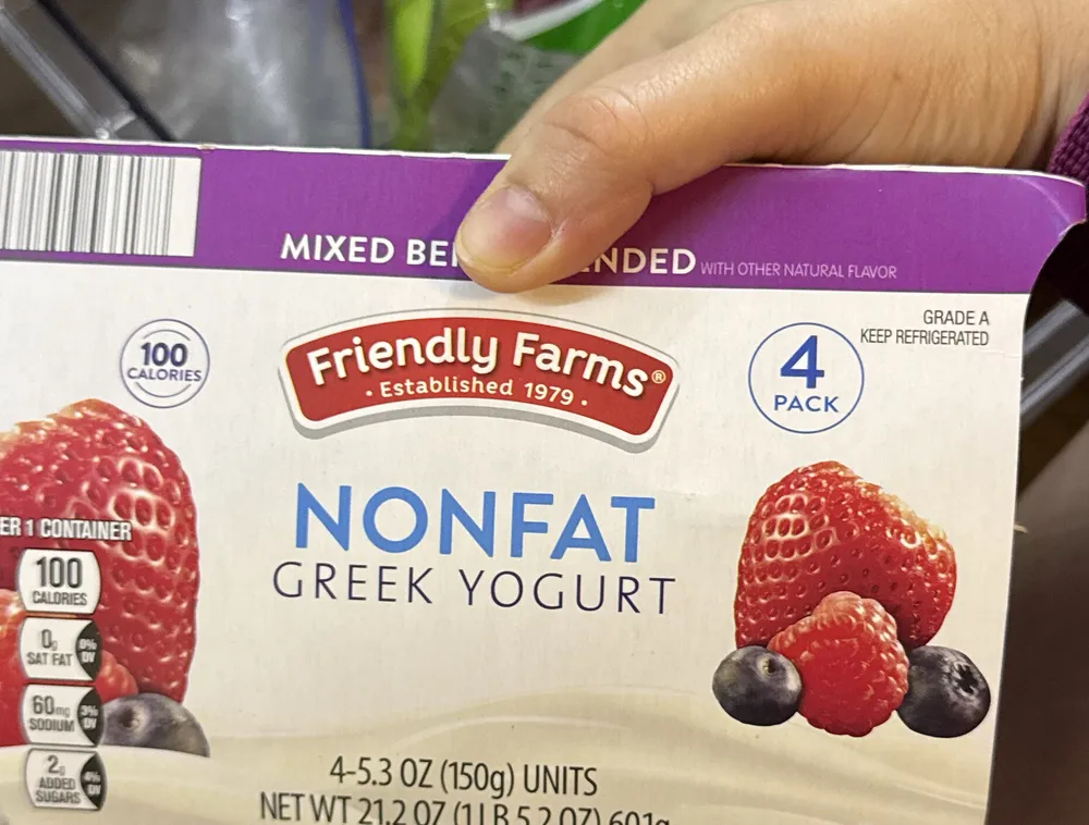 NONFAT GREEK YOGURT MIXED BERRY BLENDED