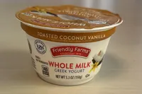 TOASTED COCONUT VANILLA WHOLE MILK GREEK YOGURT