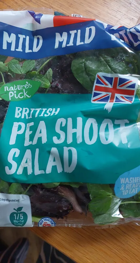 British Pea Shoot Salad