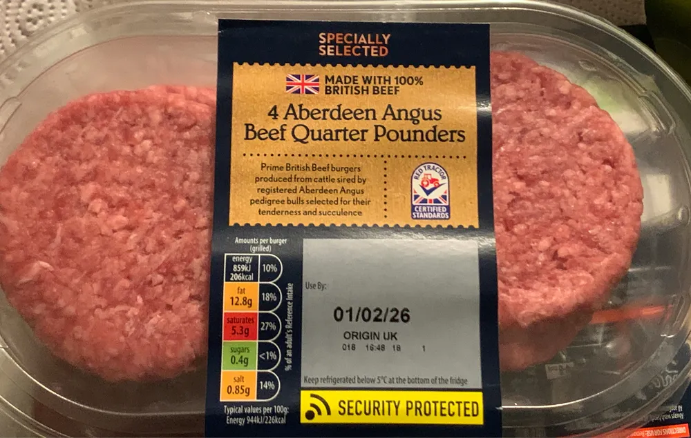 Aberdeen Angus Quarter Pounder
