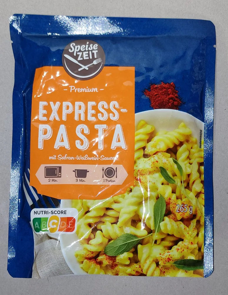 Express-Pasta Premium - Safran-Weißweinsauce