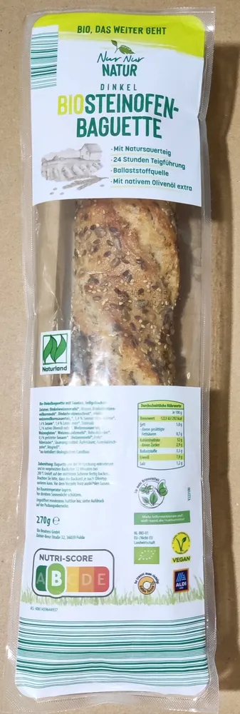 Bio-Steinofenbaguette - Dinkel
