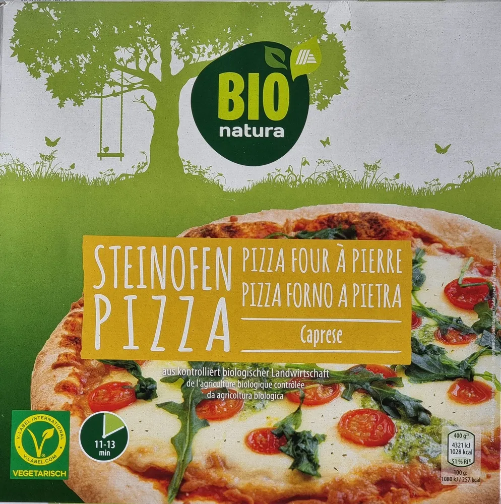 Steinofen-Pizza Caprese