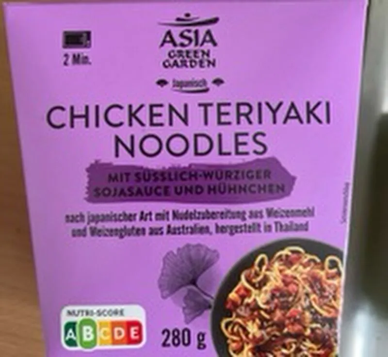 Chicken Teriyaki Noodles / Hähnchen Teriyaki Nudeln