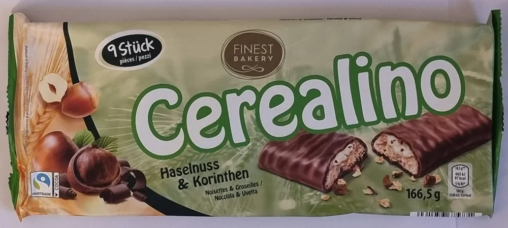 Cerealino Haselnuss & Korinthen