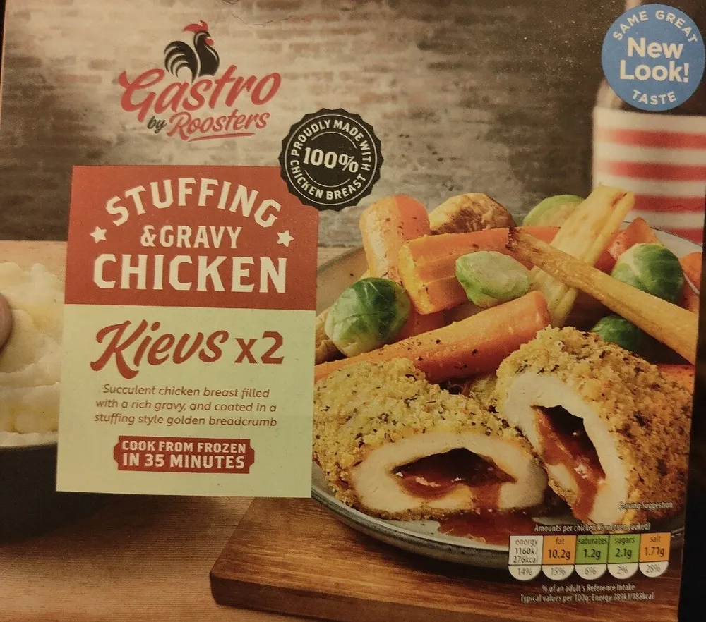 Stuffing & Gravy Chicken Kievs