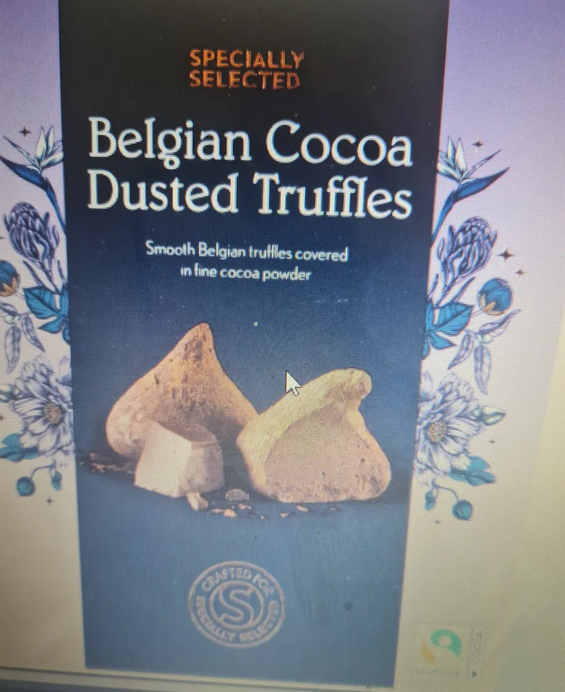 belgian cocoa Dusted truffles