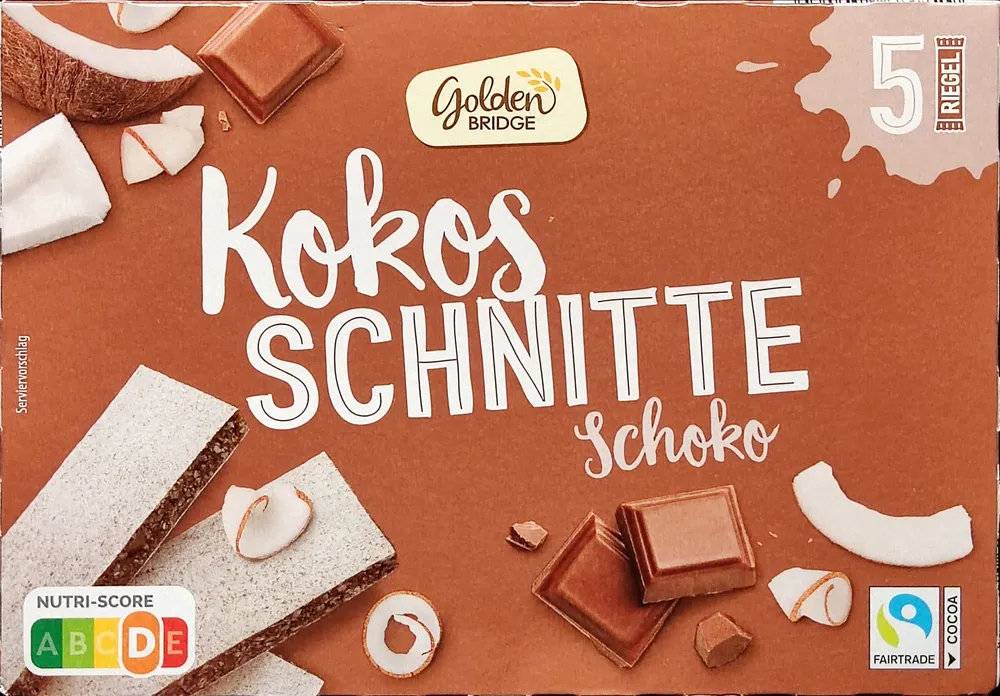 Kokos-Schnitte - Schoko