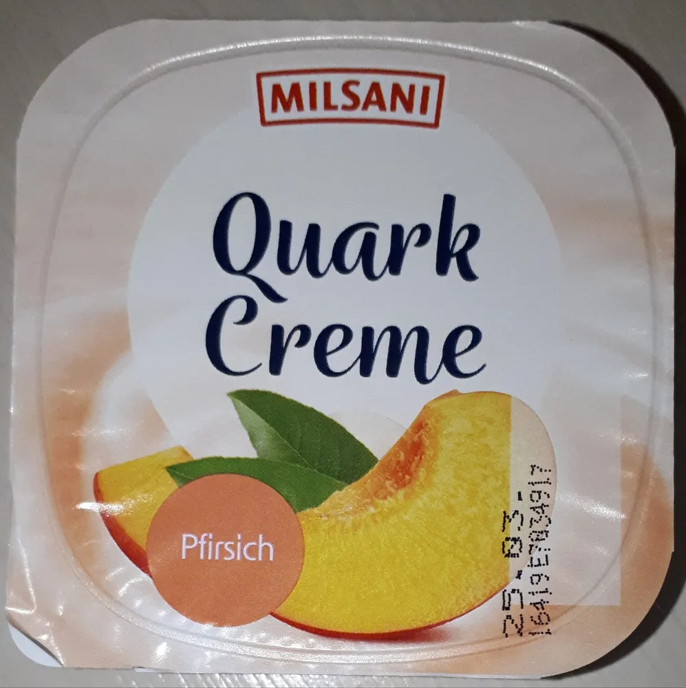Quark Creme Pfirsich