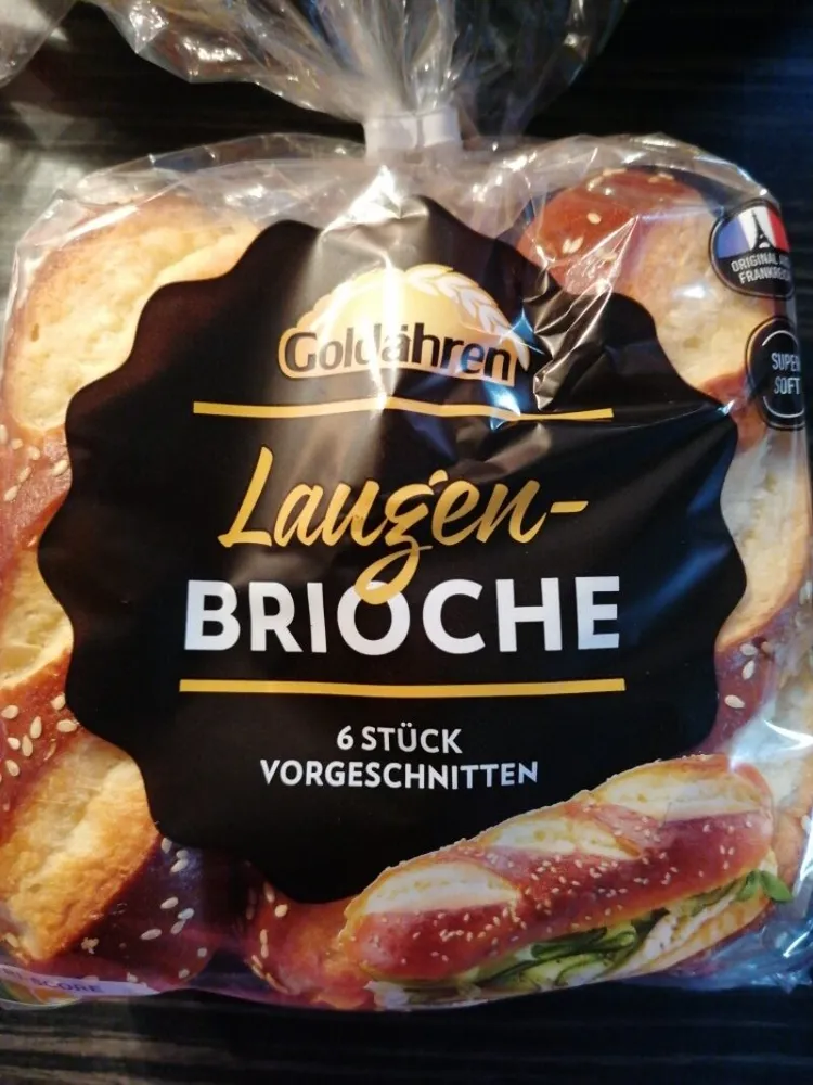 Laugen-Brioche vorgeschnitten, 6 Stück
