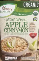 Instant Oatmeal Apple Cinnamon