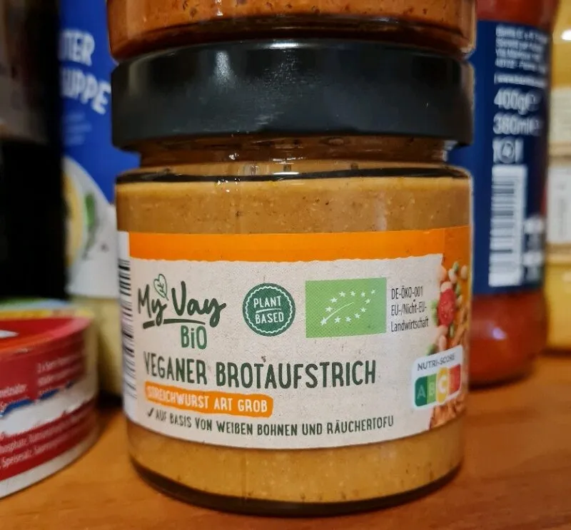 Veganer Bio-Brotaufstrich - Streichwurst Art Grob