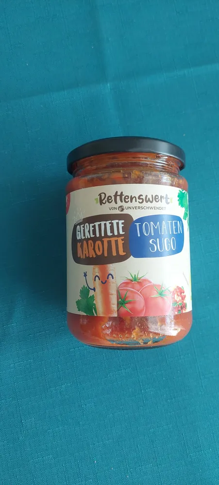 Gerettete Karotte Tomatensugo