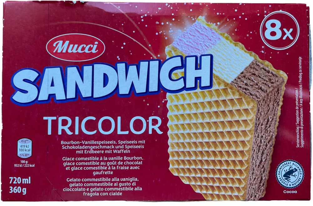 Sandwich Tricolor