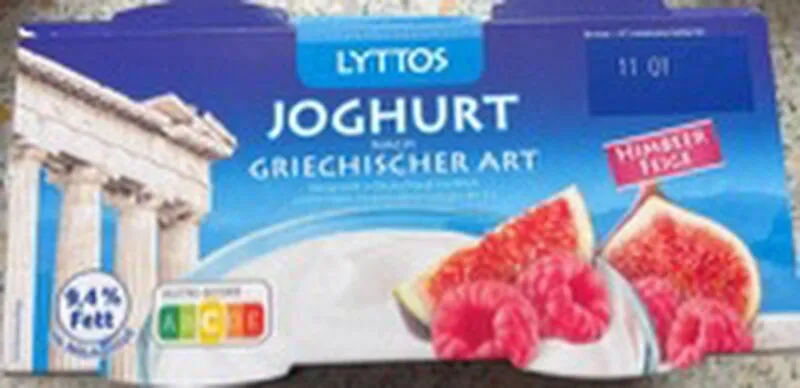 Joghurt nach Griechischer Art - Himbeer-Feige