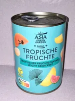 Tropische Früchte - Fruchtcocktail leicht gezuckert