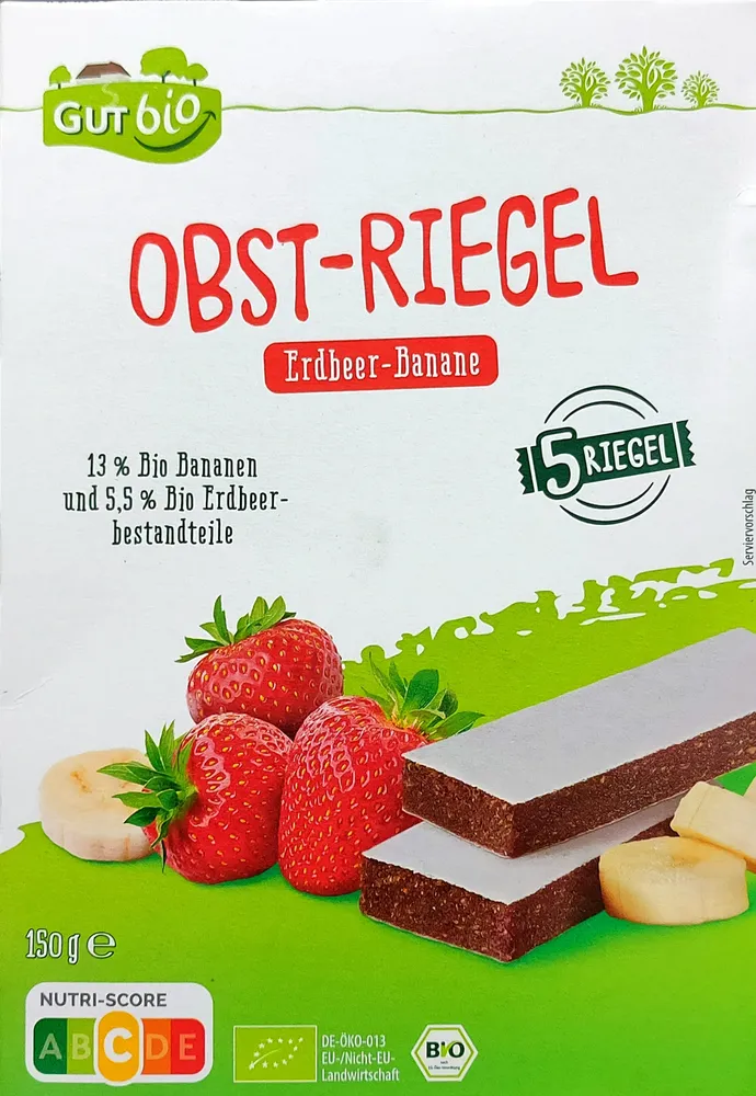 Bio-Obstriegel - Erdbeer-Banane